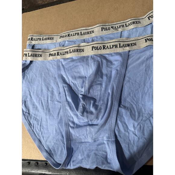 VTG RARE POLO Ralph Lauren string bikini men’s underwear blue XL - Picture 1 of 4